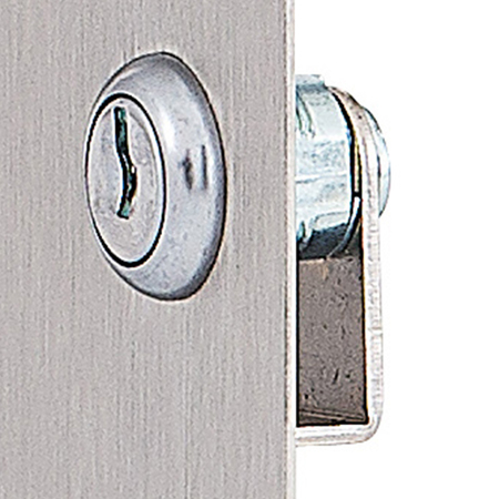 Elmdor Dry Wall Access Door, 12x12, Stainless Steel W/ Cylinder Lock DW12X12SS-CL